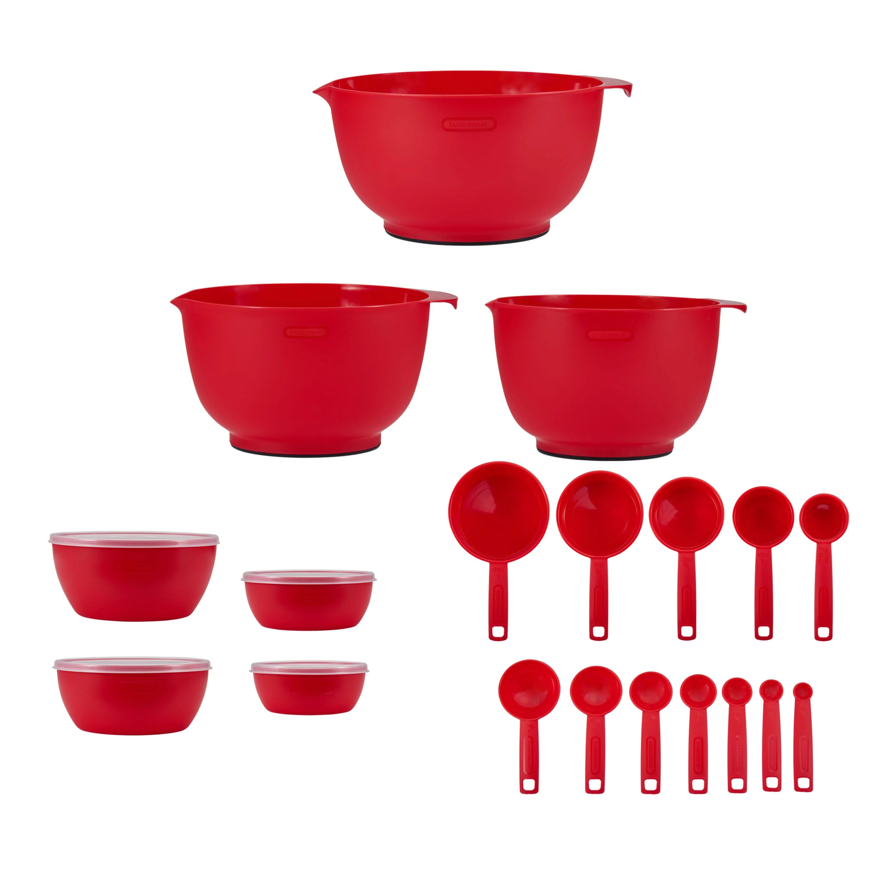 Farberware Professional 23-piece Red Mix and Measure Baking Set - Walmart.com | Walmart (US)