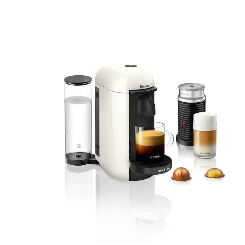 Nespresso VertuoPlus Bundle Pod Espresso Machine by Breville Color: White | Wayfair North America