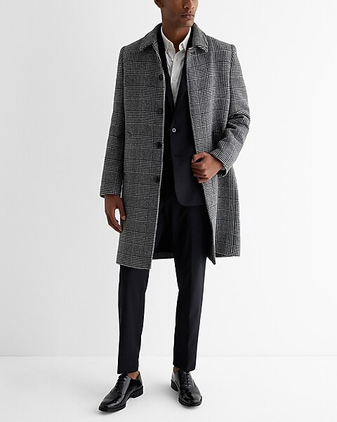 Slim Black Wool-Blend Modern Tech Suit Jacket | Express