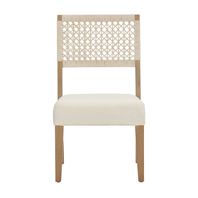 Kallie Woven Rope Dining Chair Set of 2 | Ballard Designs, Inc.
