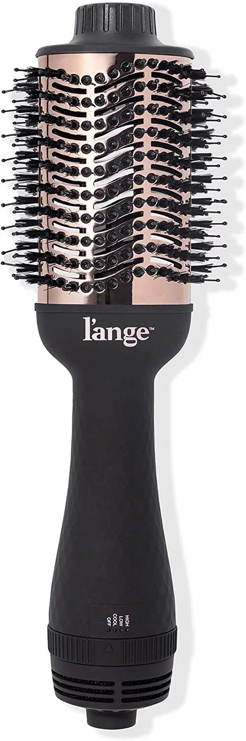 L'ANGE HAIR Le Volume 2-in-1 Titanium Brush Dryer Black | Hot Air Blow Dryer Brush in One with Ov... | Walmart (US)