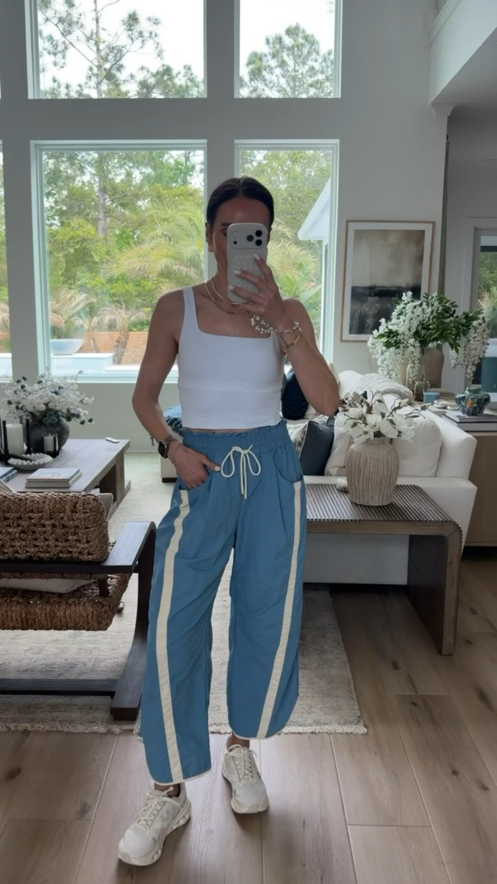 These drawstring pants are so good for everyday, lightweight, comfy, and still look put together. I love the sporty stripe detail and how easy they are to style with a simple tank and sneakers.

drawstring pants, casual outfit, athleisure style, everyday outfit, comfy chic, sporty outfit, spring style, travel outfit, sneakers outfit, annabrstyle

#LTKActive #LTKSeasonal #LTKootd