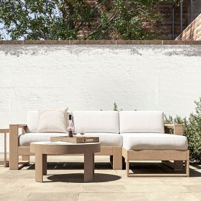 Portside Outdoor 2-Piece Chaise Sectional (92") | West Elm (US)