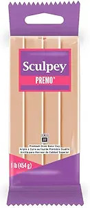 Sculpey Premo™ Polymer Oven-Bake Clay, Beige, Non Toxic, 1 lb. bar, Great for jewelry making, h... | Amazon (US)