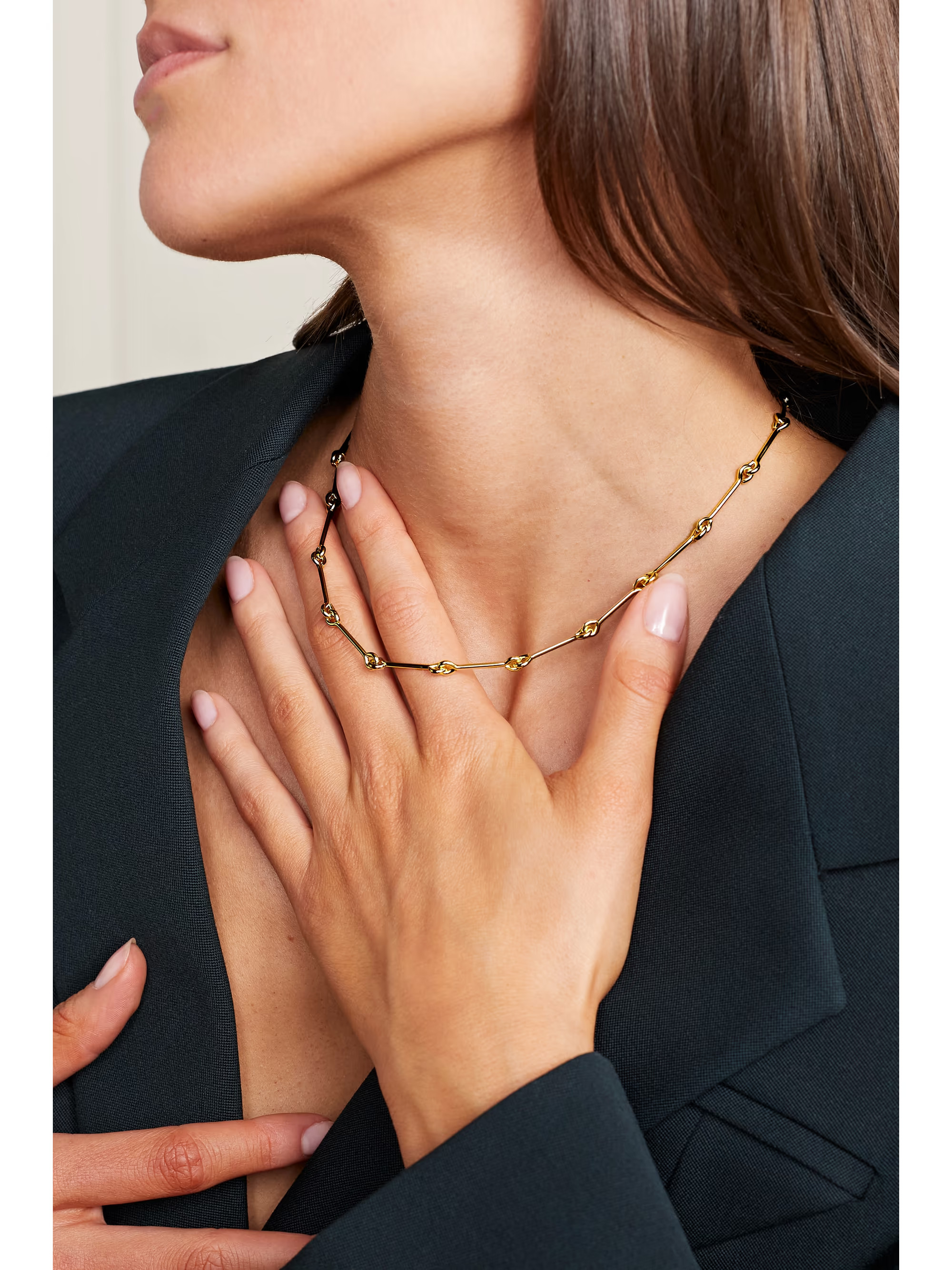 Treccia gold-plated necklace | NET-A-PORTER (US)
