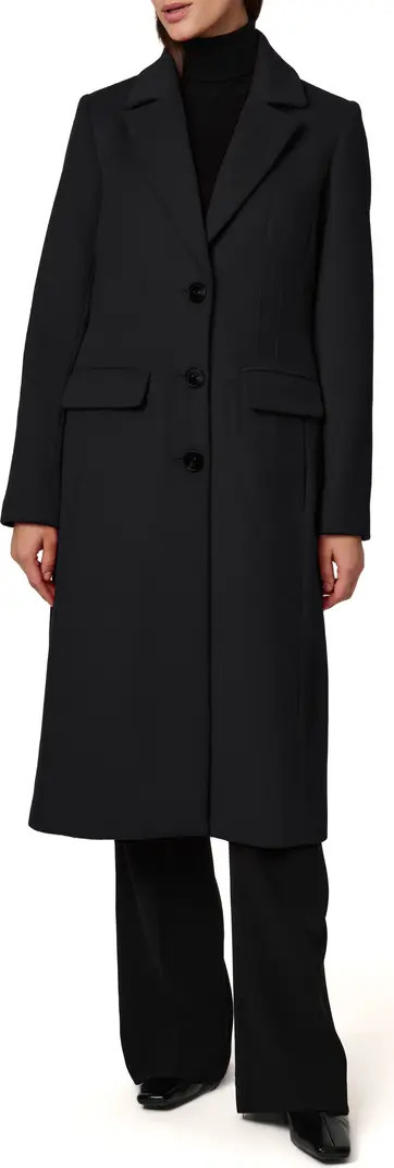 Structured Wool Blend Coat | Nordstrom