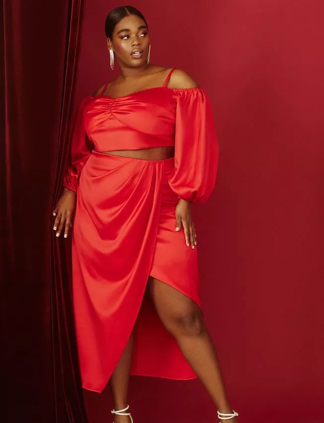 Maxi Skirt With Slit | Eloquii