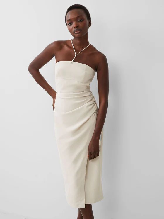 Echo Crepe Halter Dress | French Connection (US)