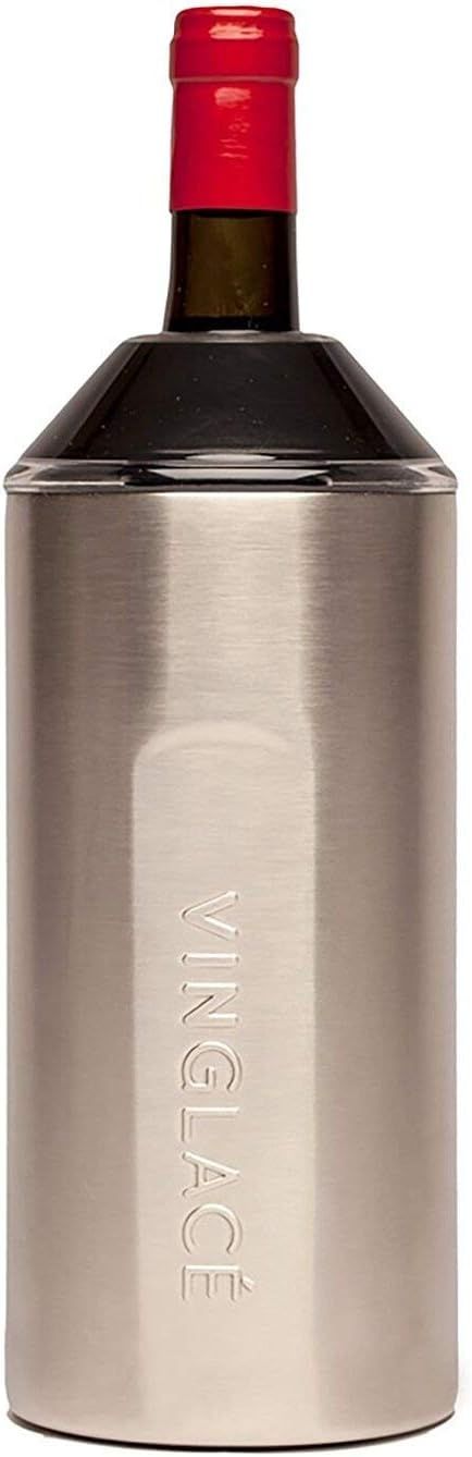 Vinglacé Wine Bottle Chiller- Portable Champagne Insulator- Stainless Steel Wine Cooler Sleeve, ... | Amazon (US)