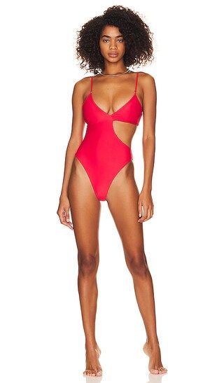x REVOLVE Frankie One Piece in Red | Revolve Clothing (Global)
