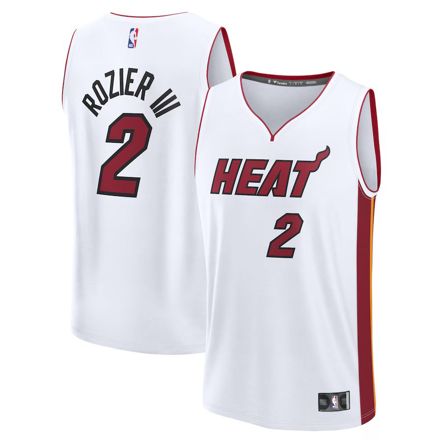 Youth Miami Heat Terry Rozier Fanatics Branded White Fast Break Player Jersey - Association Editi... | NBA Shop