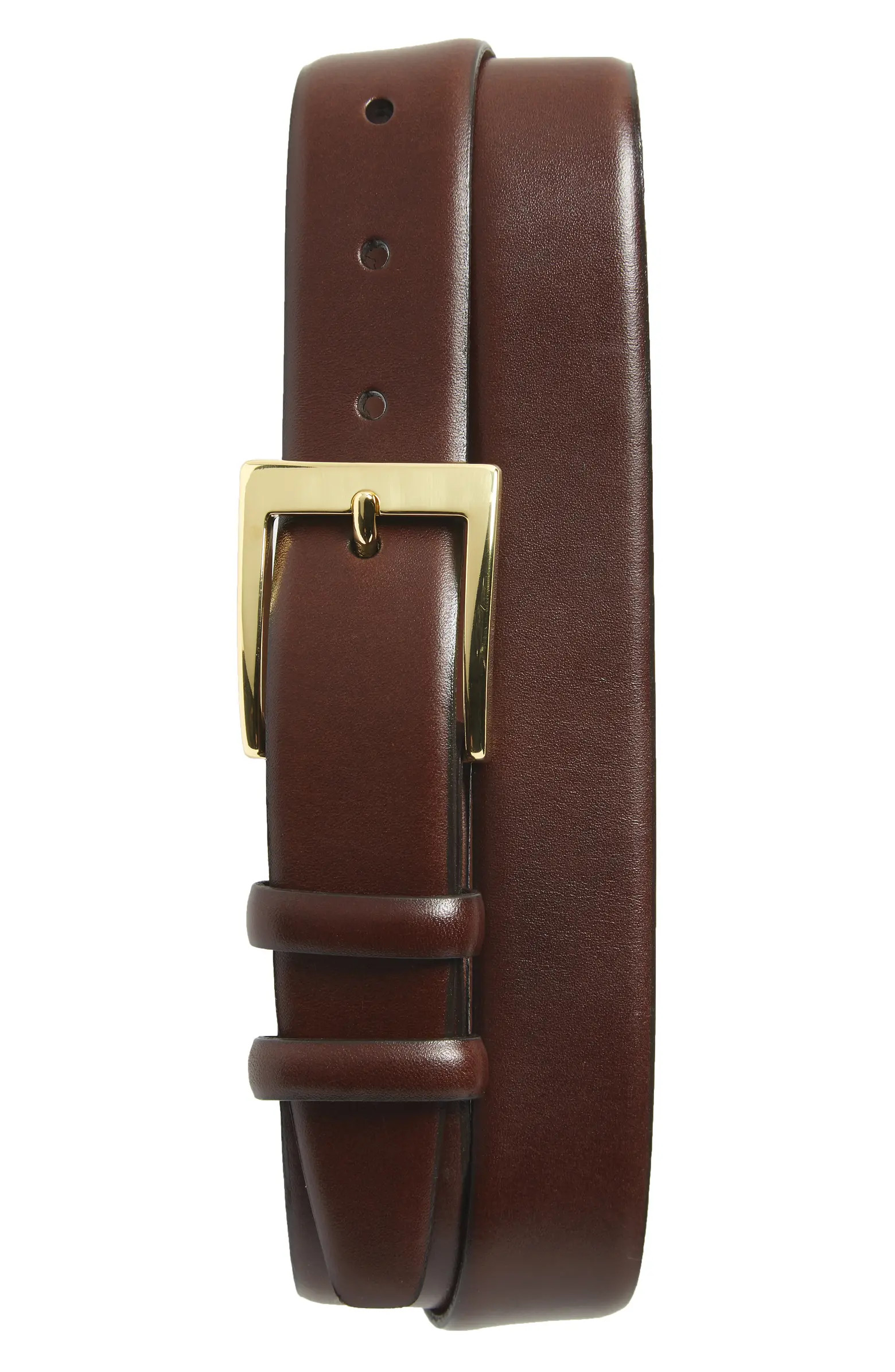 Double Buckle Leather Belt | Nordstrom
