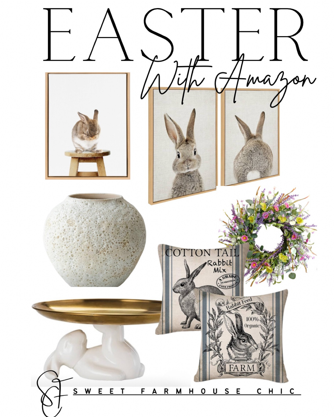 Easter Finds

These bunny prints are so adorable!!

Bunny wall art, vase, spring wreath, Easter wreath, bunny pedestal tray, bunny pillows, Easter pillows, spring pillows



#LTKSeasonal #LTKSpringSale #LTKhome