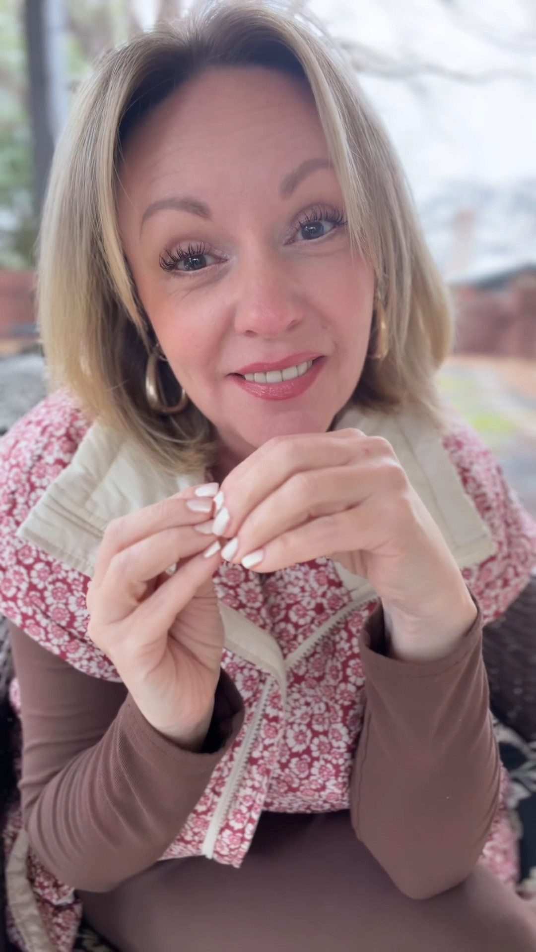 Large vest; medium set 

#LTKstorytime #LTKSaleAlert #LTKOver40