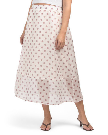 Polka Dot Skirt for Women | Polyester | Marshalls