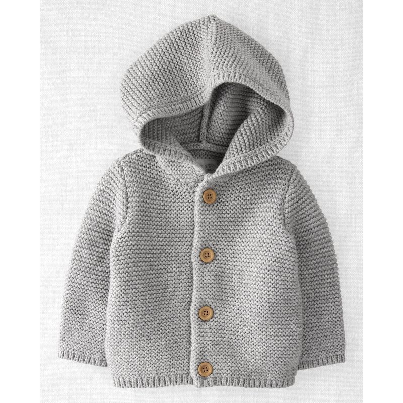 Little Planet by Carter’s Baby Cardigan - Light Gray | Target