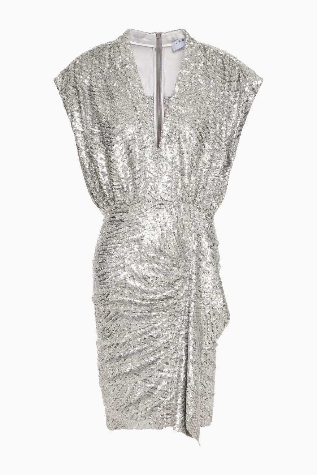 Sagria gathered sequined crepe mini dress | The Outnet (US and CA)