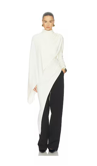 The Wilhelmina Cape Top in Cream | Revolve Clothing (Global)