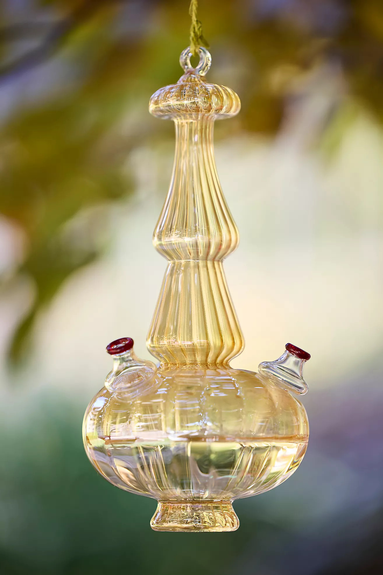 Glass Hummingbird Feeder | Anthropologie (US)