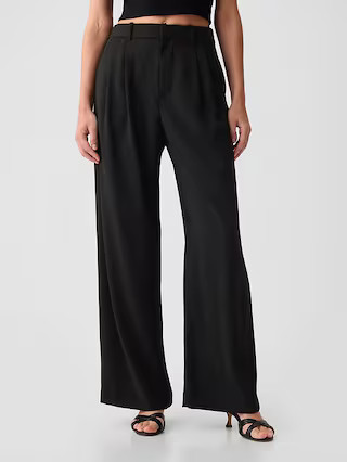 365 High Rise Pleated Trousers | Gap (CA)