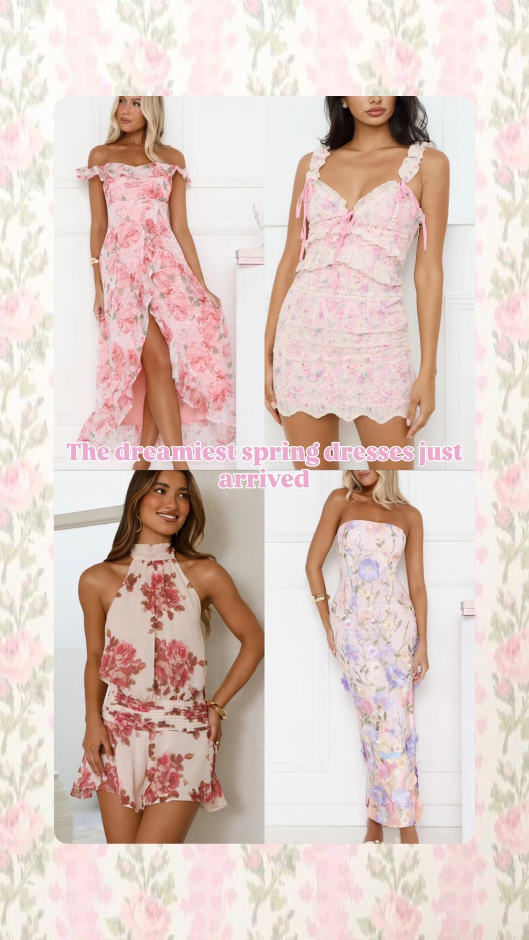 Spring dresses / wedding guest dress / baby shower dress / wedding shower guest / event dress 

#LTKgrwm #LTKTravel #LTKWedding