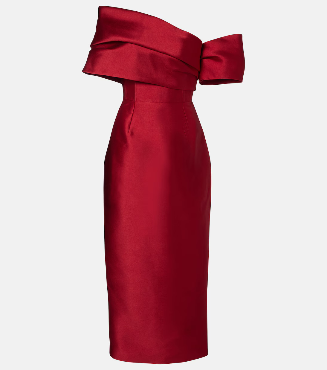 Mirla off-shoulder satin cocktail dress | Mytheresa (US/CA)