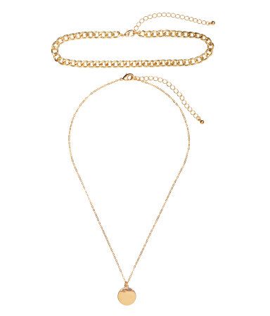 H&M 2-pack Necklaces $7.99 | H&M (US)