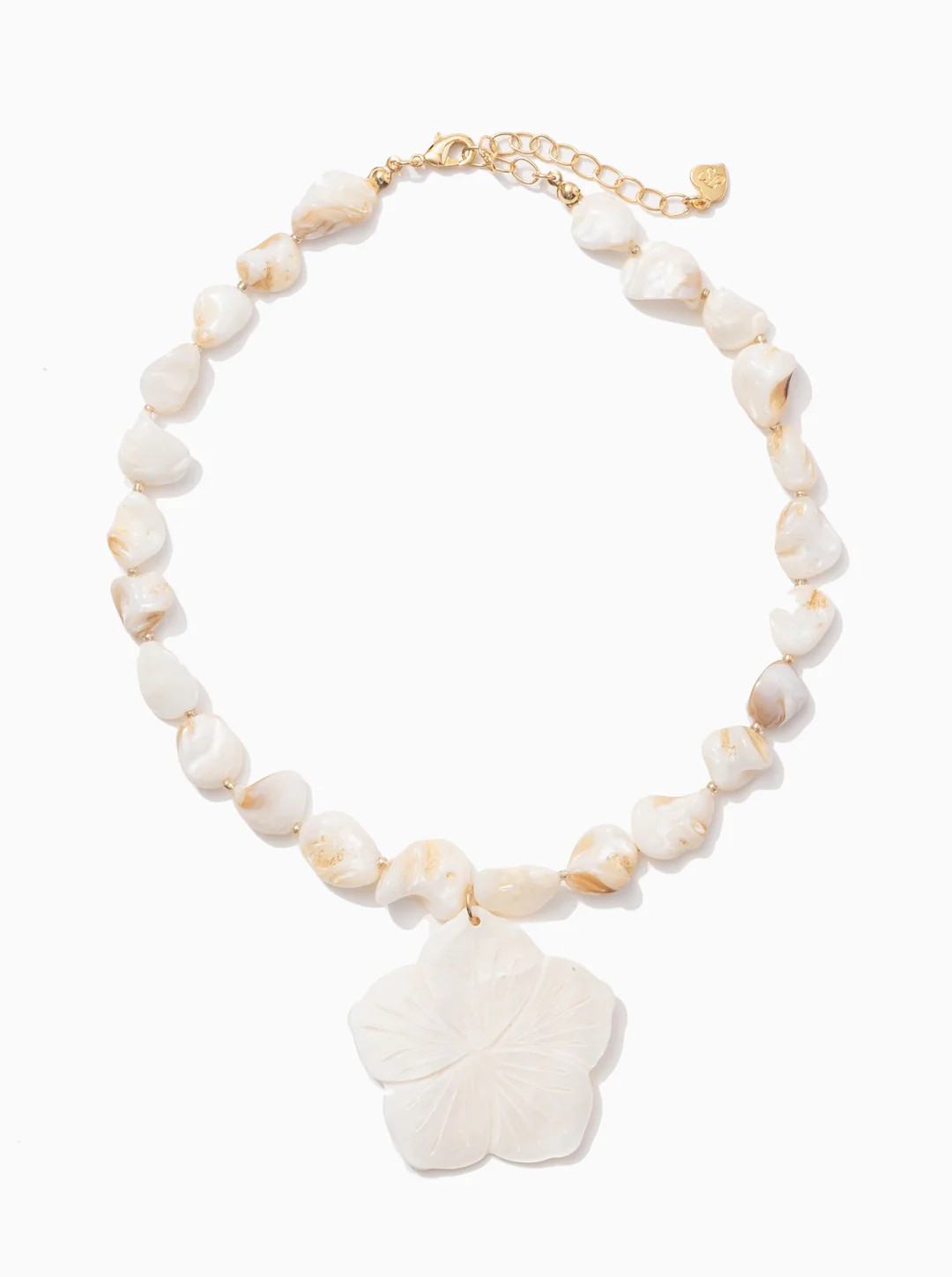 Isla Necklace — White | For Love & Lemons