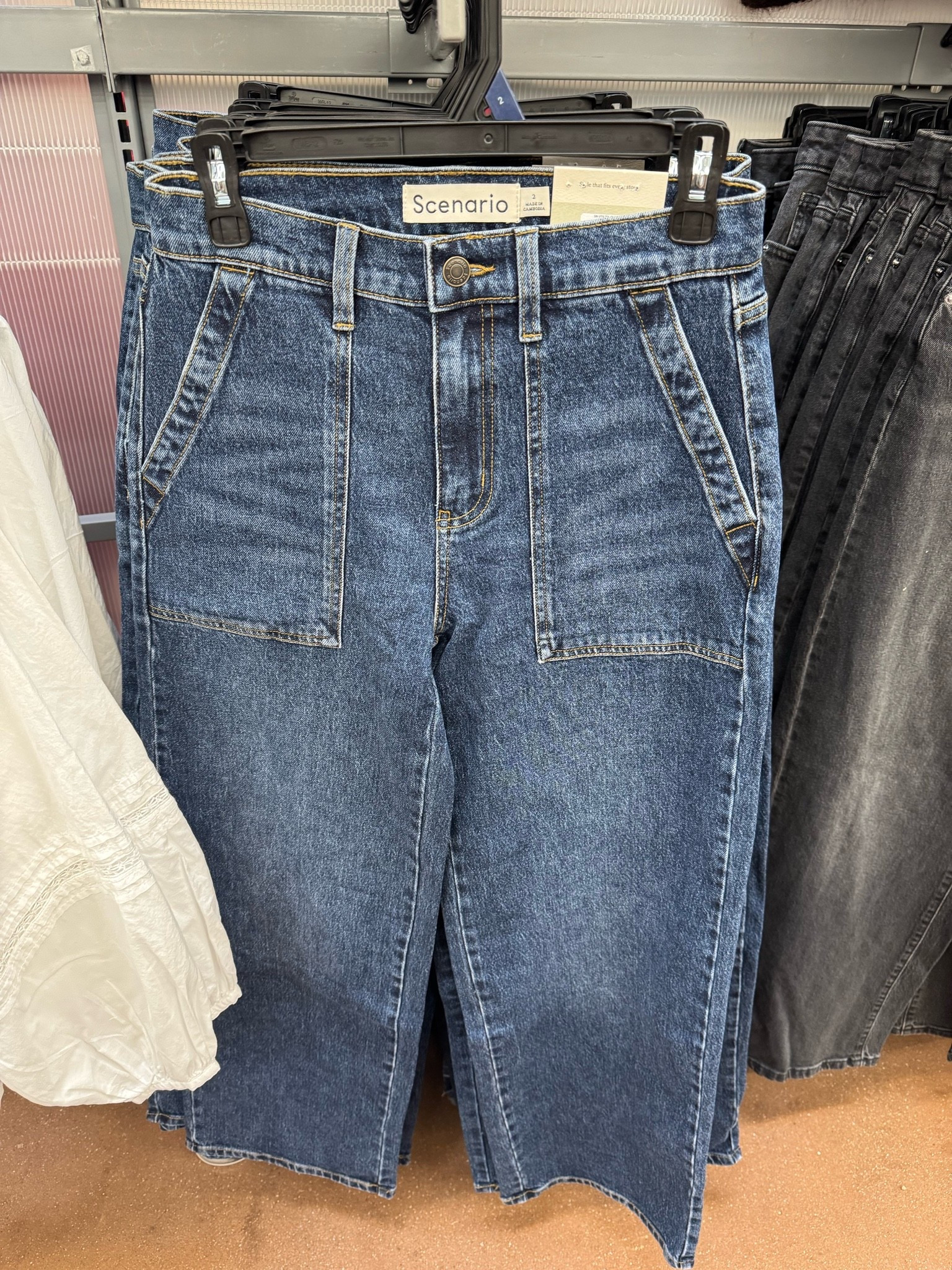 Walmart✨ Scenario Women's High Rise Utility Jeans, 31" Regular and 29" Short Inseam, Sizes 0-20

#LTKOver40 #LTKSeasonal #LTKWorkwear