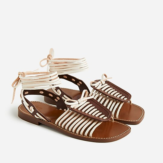 Limited-edition Monrowe™ X J.Crew lace-up sandals | J. Crew US