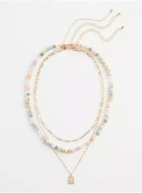 Beaded Layered Necklace | Torrid (US & Canada)
