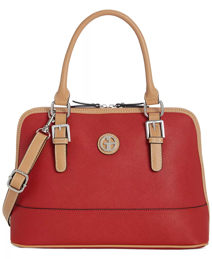 Giani Bernini Saffiano Dome Satchel, Created for Macy's - Macy's | Macy's