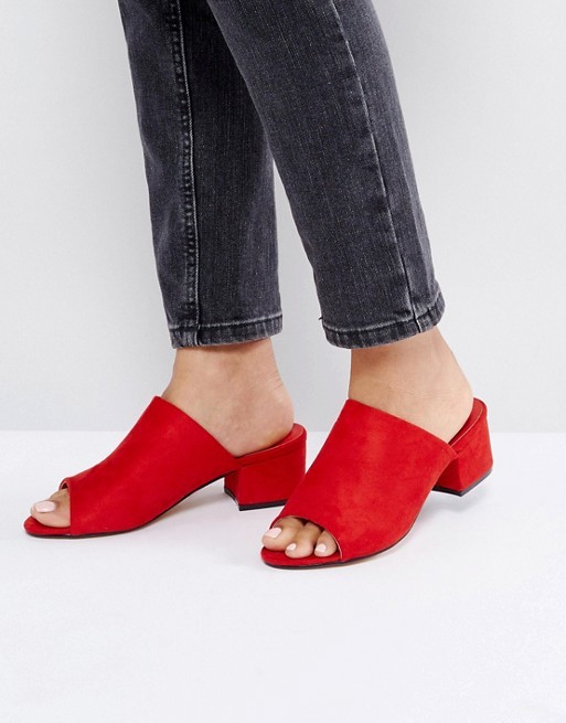 Truffle Collection Mid Heel Mule Sandals | ASOS UK