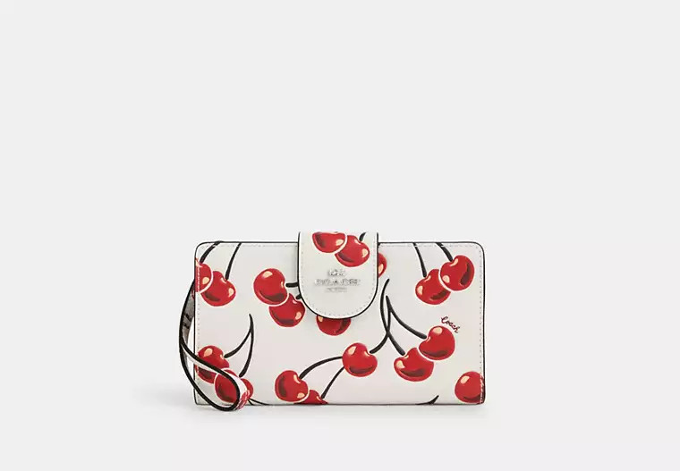 Phone Wallet With Cherry Print | Coach Outlet US