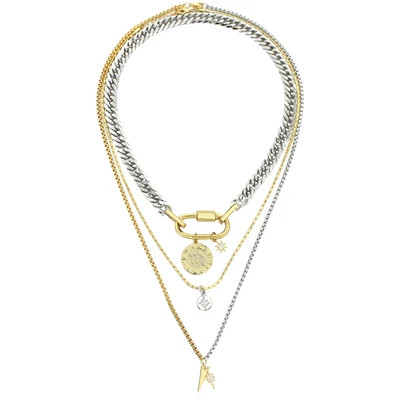 ANNE ZODIAC LAYERED NECKLACE SET | Artizan LLC