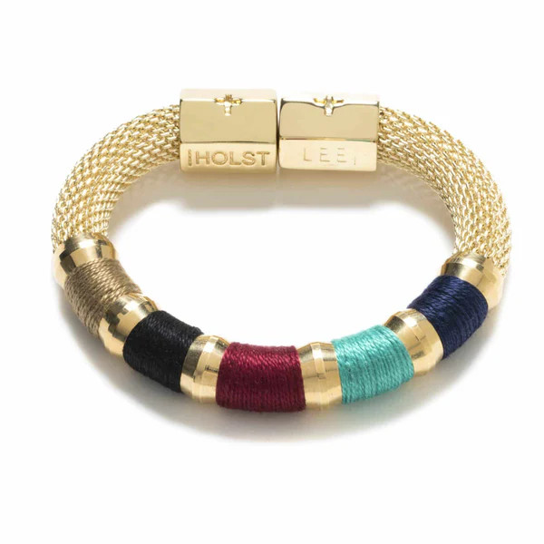 Mesh Classic Jewel Tone Bracelet | HOLST + LEE