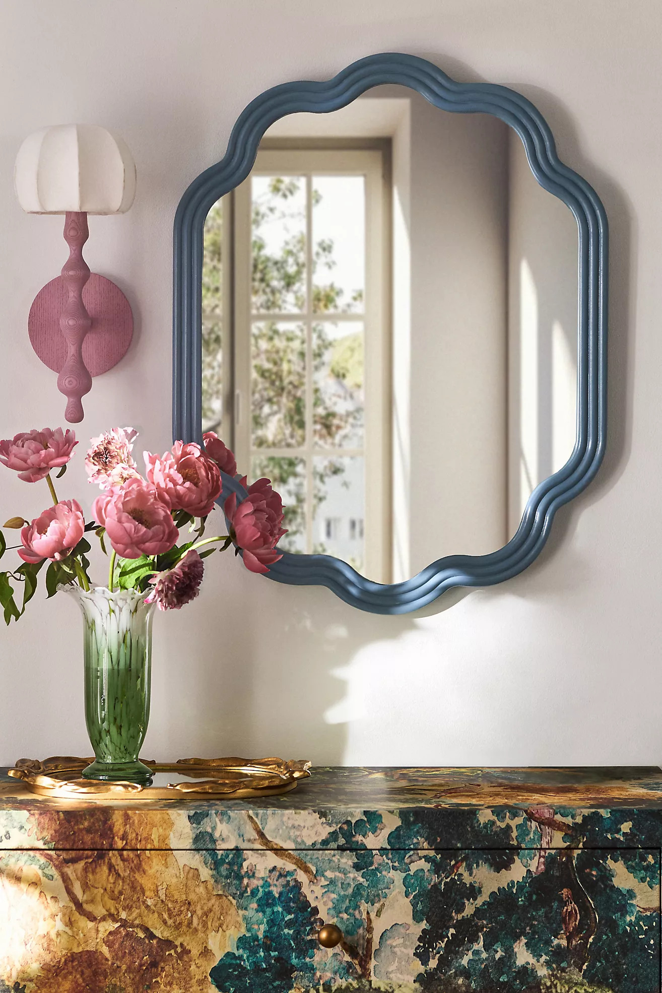 Beau Bow Gold Mirrored Tray | Anthropologie (US)