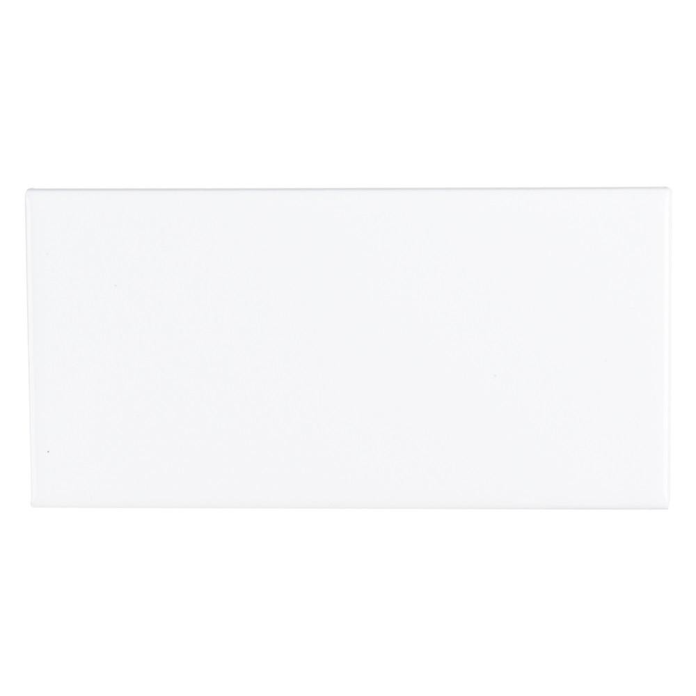 Fresh White 3 in. x 6 in. Ceramic Field Wall Tile (12.5 sq. ft. / case) | The Home Depot