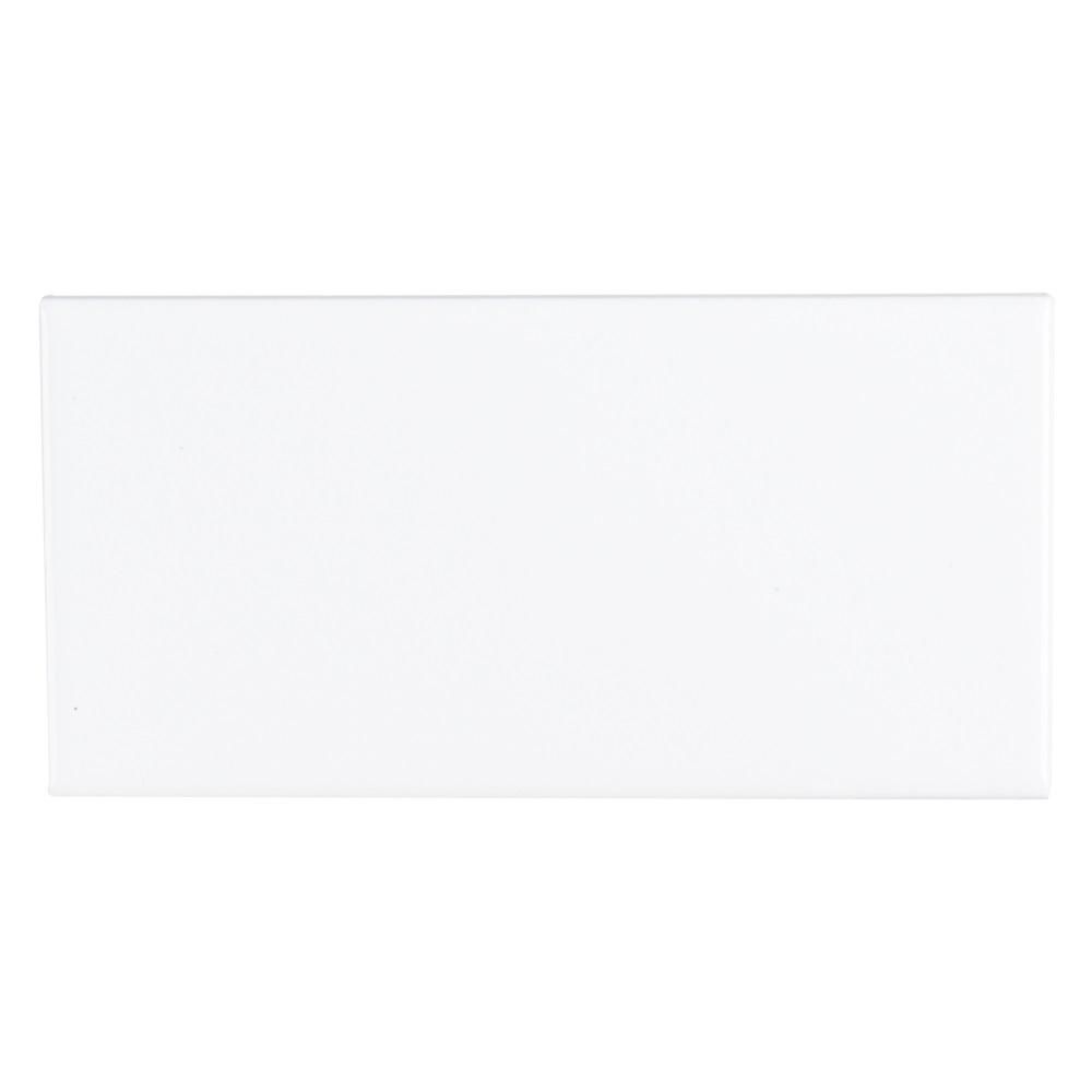 Fresh White 3 in. x 6 in. Ceramic Field Wall Tile (12.5 sq. ft. / case) | The Home Depot