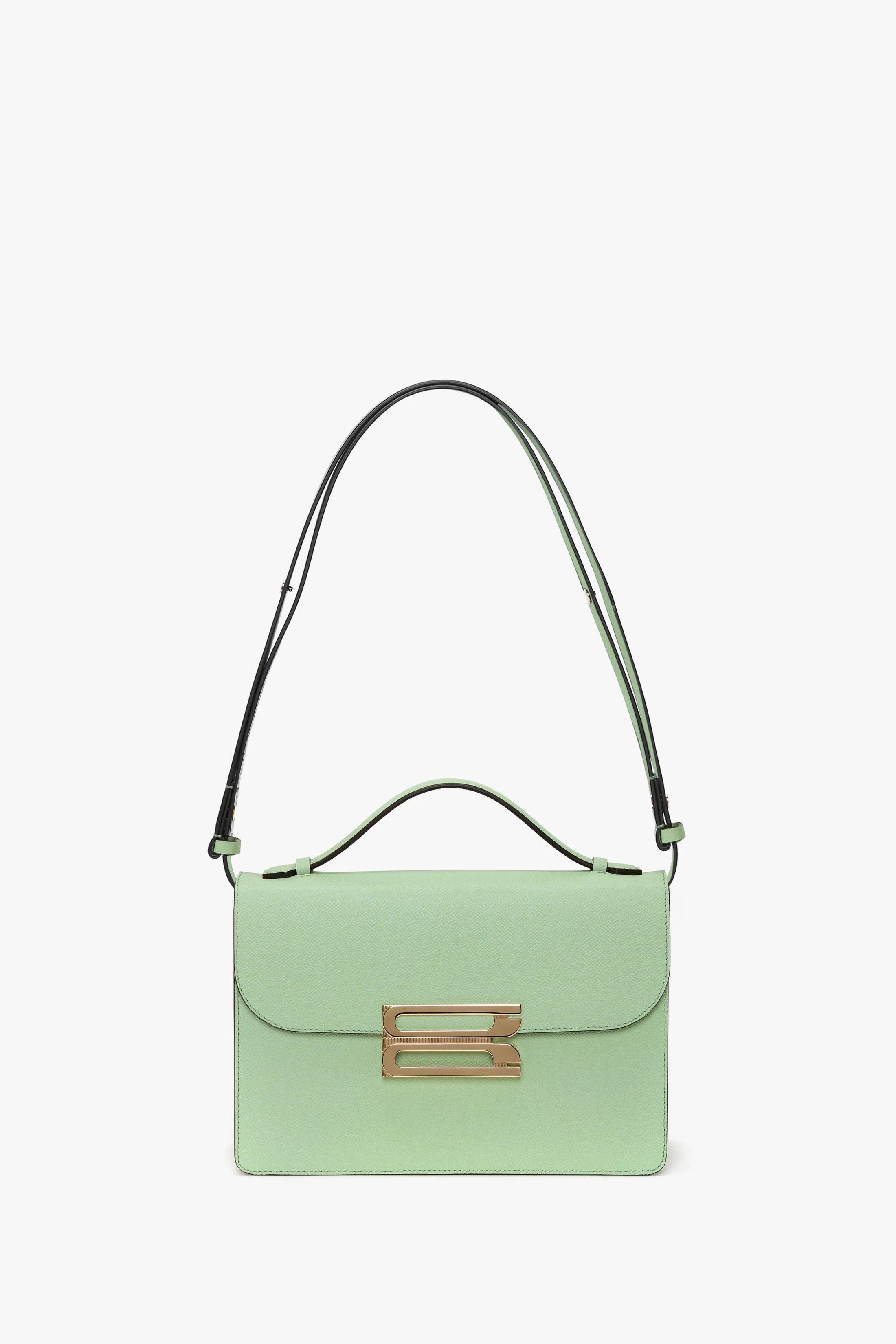 Dorian Bag In Jade Grained Leather | Victoria Beckham US