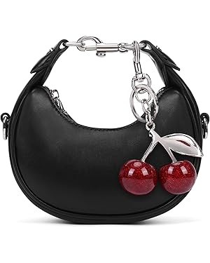 JQWSVE Small Top Handle Bags for Women Mini Purses Cute Ladies Handbags Crescent Mini Crossbody B... | Amazon (US)