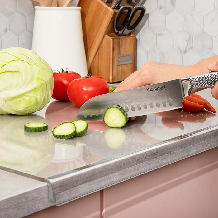 Clear Cutting Board for Kitchen with Lip with Non-Slip 24" Wide x 18" Long | Amazon (US)