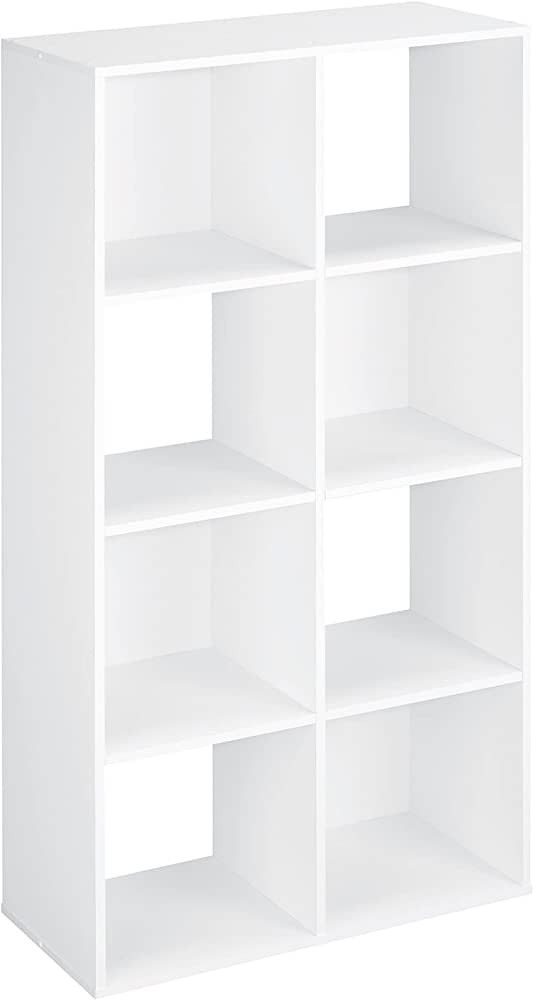 ClosetMaid Cubeicals 8 Cube Storage Shelf Organizer Bookshelf Stackable, Vertical or Horizontal, ... | Amazon (US)