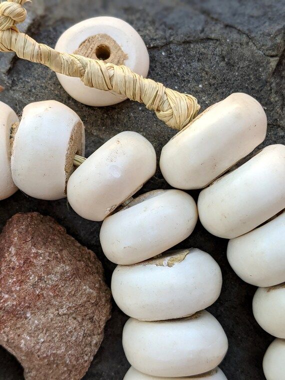 African White Bone Beads | Etsy (US)