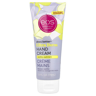 EOS, Shea Better™, Ultra Derm Hand Cream, Vanilla Cashmere, 2.5 fl oz (74 ml) | iHerb