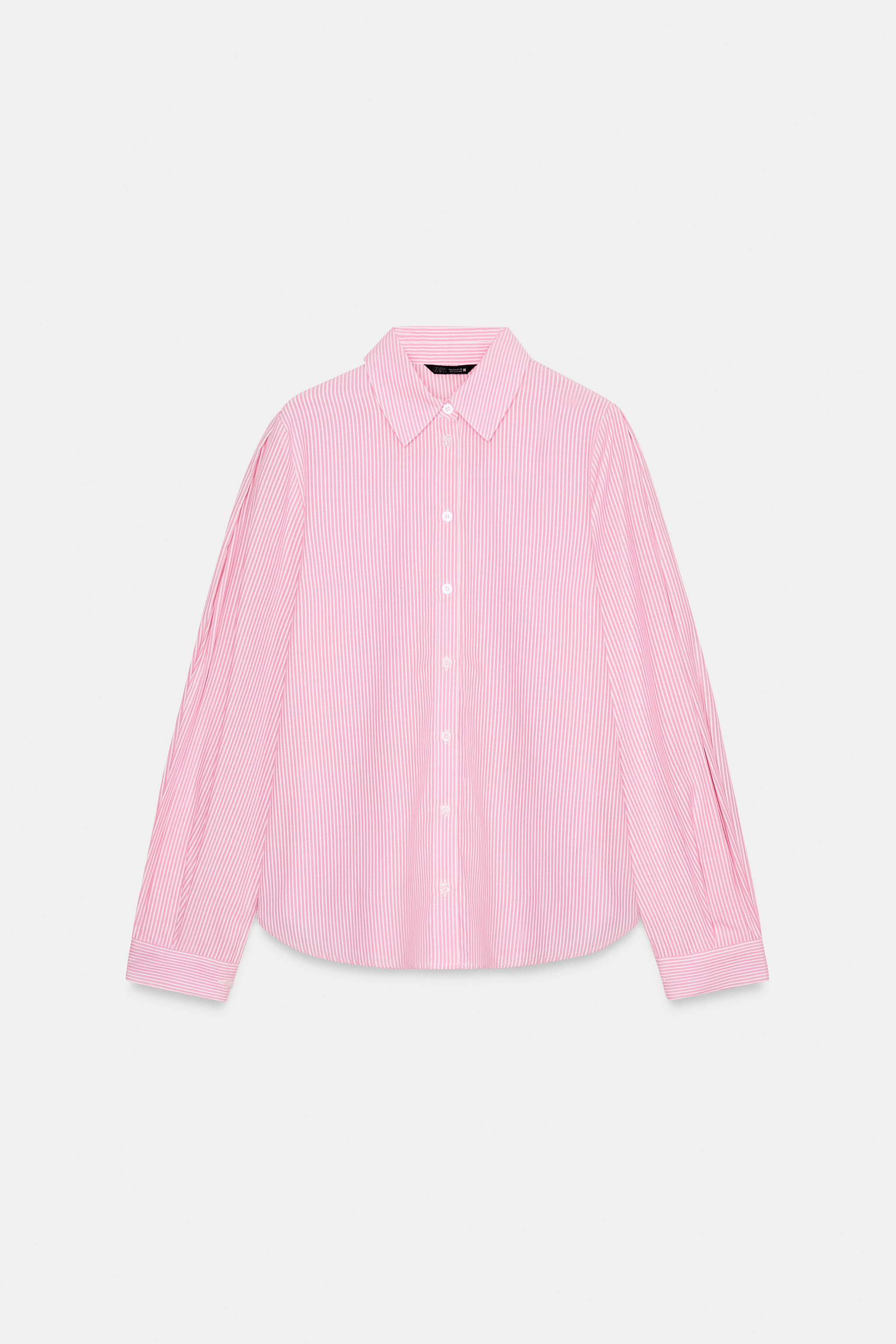STRIPED COTTON SHIRT | Zara US