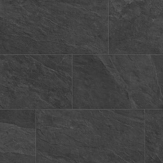Corso Italia Slate Black 12 in. x 24 in. Stone Look Porcelain Floor and Wall Tile (13.56 sq. ft./... | The Home Depot