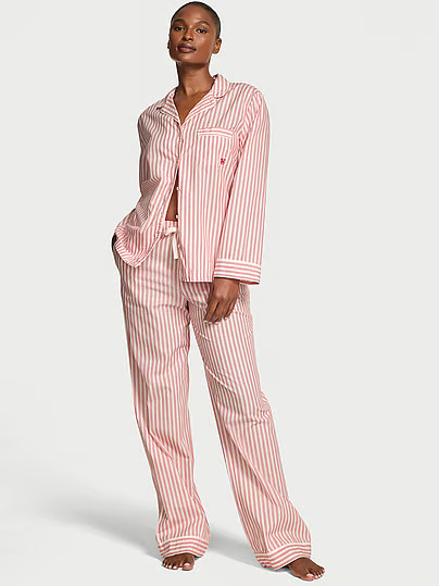 Heritage Cotton Long Pajama Set, Print, Medreg - Women's Sets - Victoria's Secret | Victoria's Secret (US / CA )
