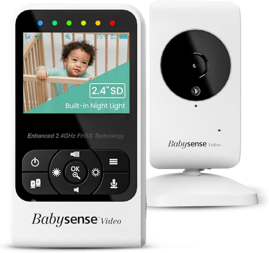 Babysense New Video Baby Monitor with Camera and Audio, Long Range, Room Temperature, Infrared Ni... | Amazon (US)