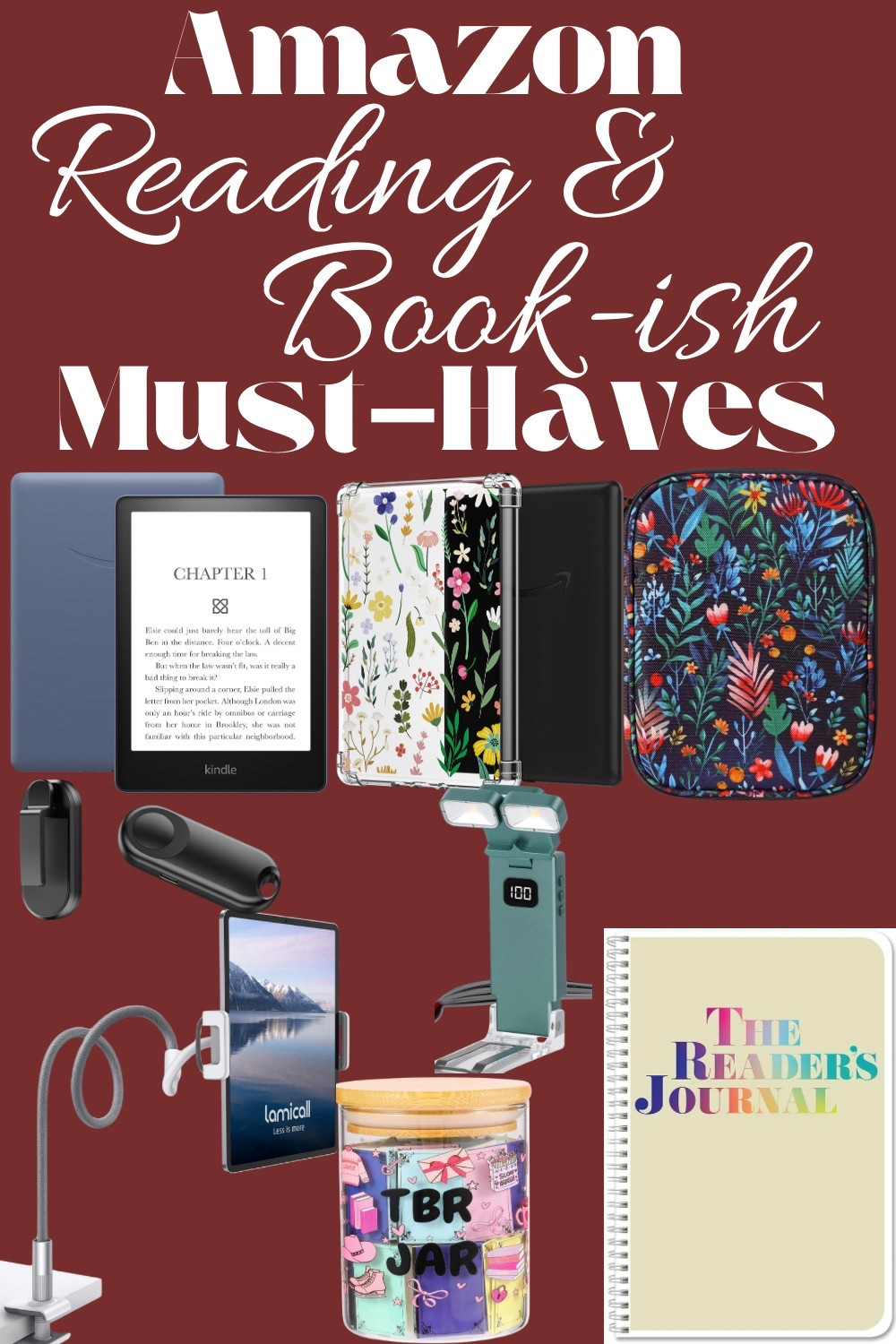 My reading& kindle must-have’s from Amazon.📖  Whether you’re a book lover, Kindle girlie, or just getting into reading again, these are the must-have reading accessories I swear by! From my Kindle Paperwhite, cozy book things, and cute Kindle cases to Amazon page turners and more, this list has everything to upgrade your reading life. This includes: book lover gifts, reading must-haves, Kindle Paperwhite accessories, and Amazon book finds! #BookLover #BookishFinds #GiftsforBookLovers

#LTKGiftGuide